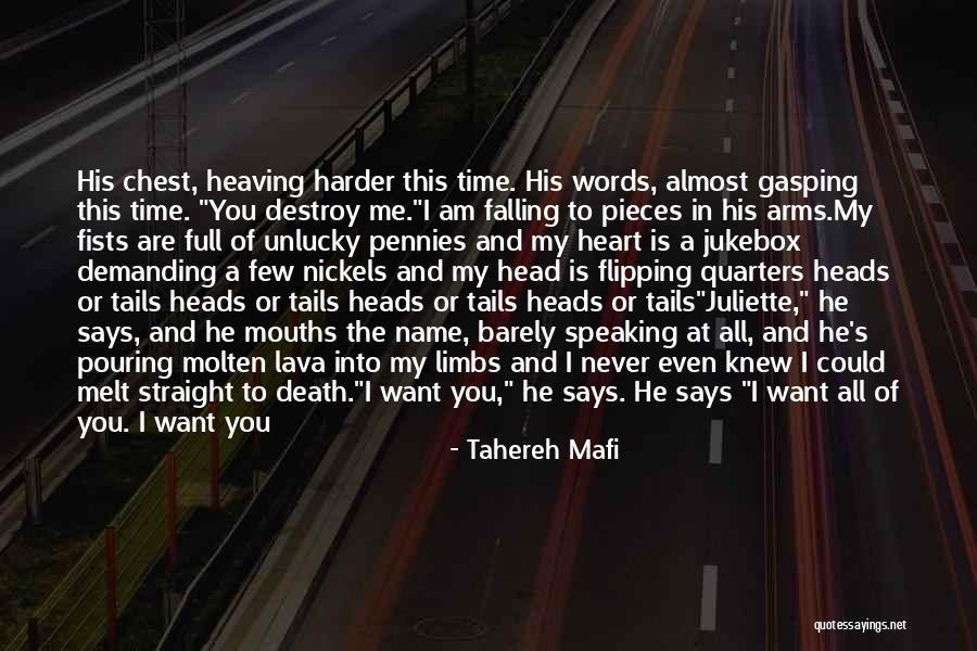 Heart Speaking Quotes By Tahereh Mafi