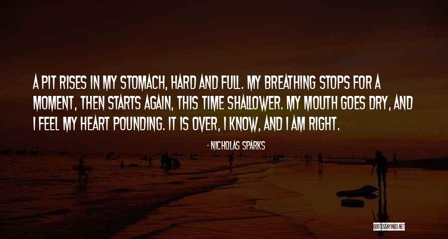 Heart Stops Quotes By Nicholas Sparks