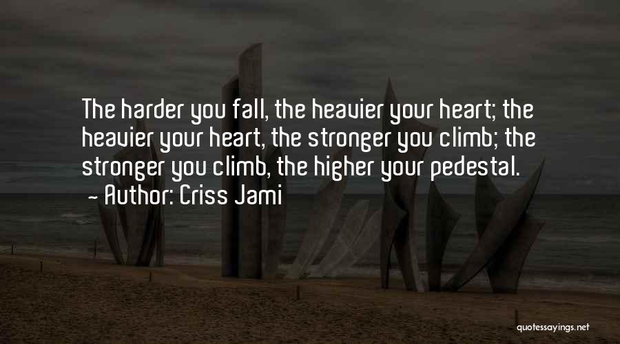 Heart Stronger Quotes By Criss Jami