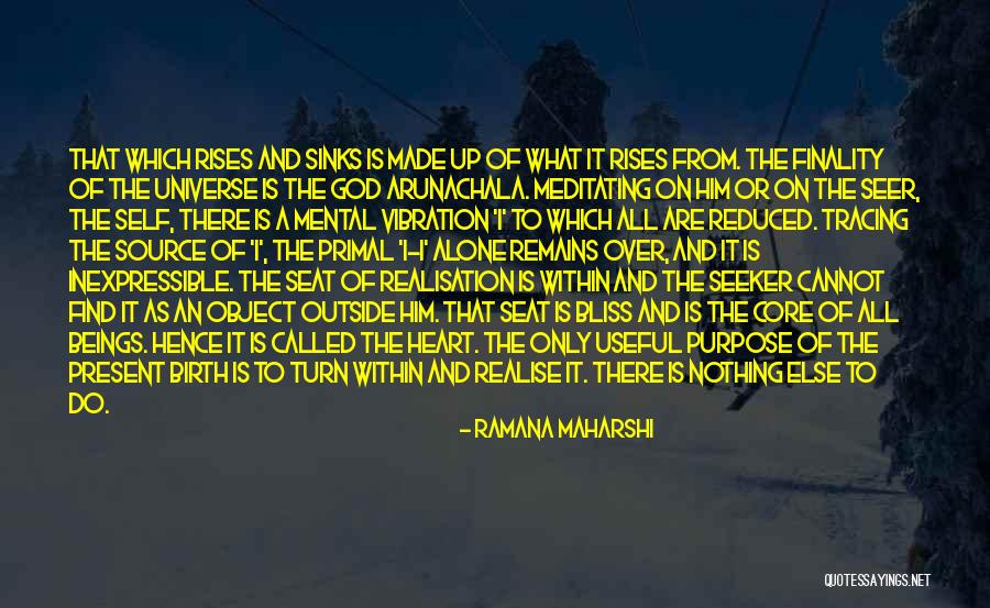Heart Vibration Quotes By Ramana Maharshi Heart Vibration Quotes By Ramana Maharshi