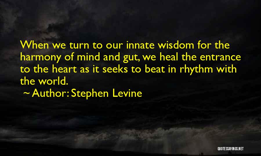 Heart Vs Mind Quotes By Stephen Levine