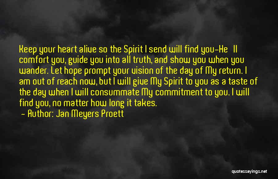 Heart Wander Quotes By Jan Meyers Proett