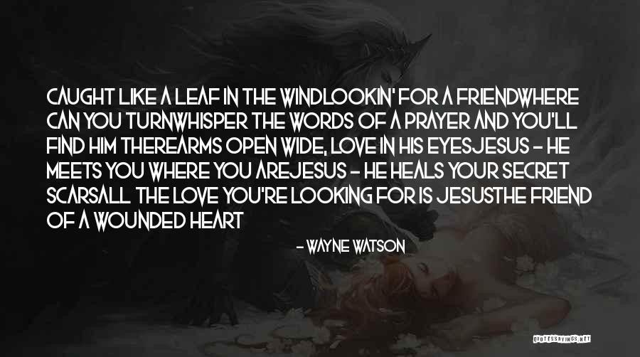 Heart Wide Open Quotes By Wayne Watson