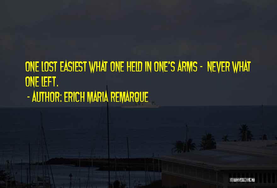 Heartache Loss Quotes By Erich Maria Remarque