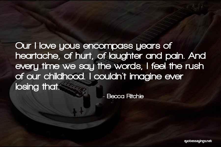 Heartache Pain Quotes By Becca Ritchie Heartache Pain Quotes By Becca Ritchie