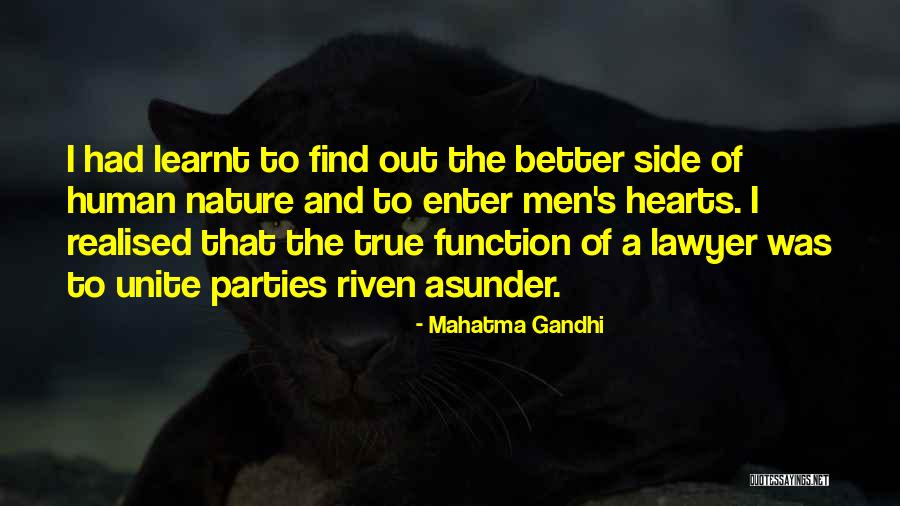 Hearts And Nature Quotes By Mahatma Gandhi