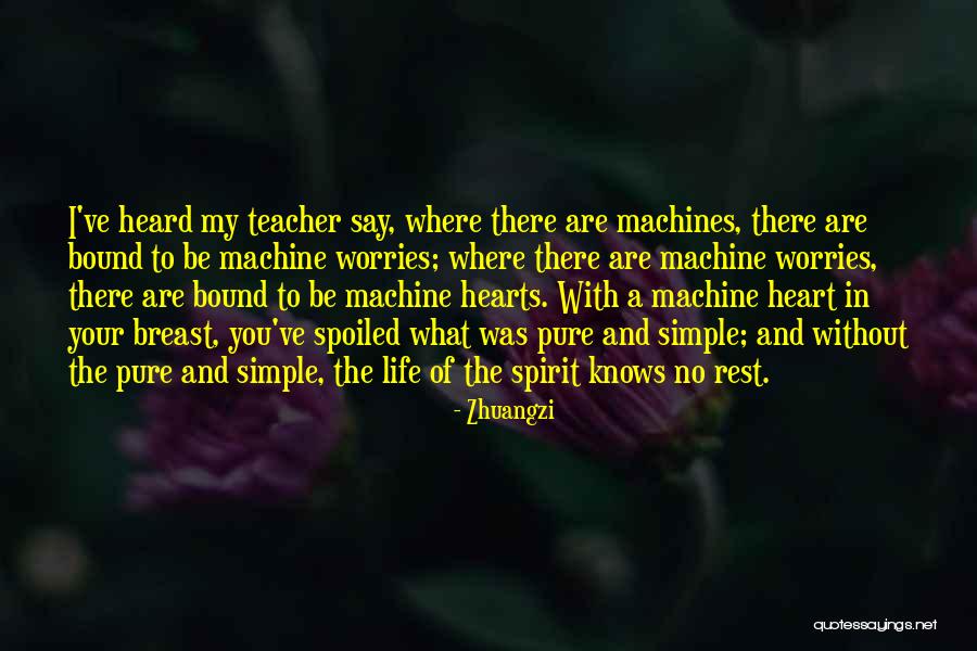 Hearts And Nature Quotes By Zhuangzi