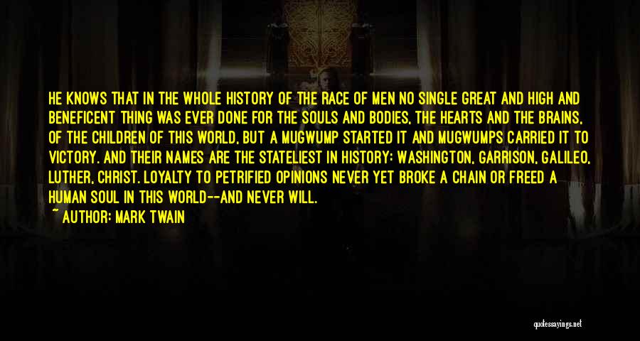 Hearts And Souls Quotes By Mark Twain