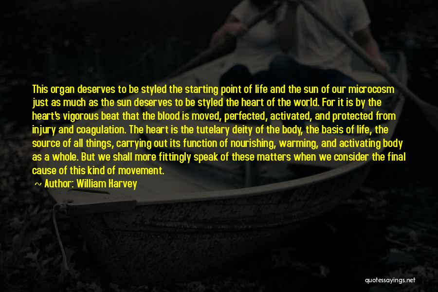 Heart's Blood Quotes By William Harvey