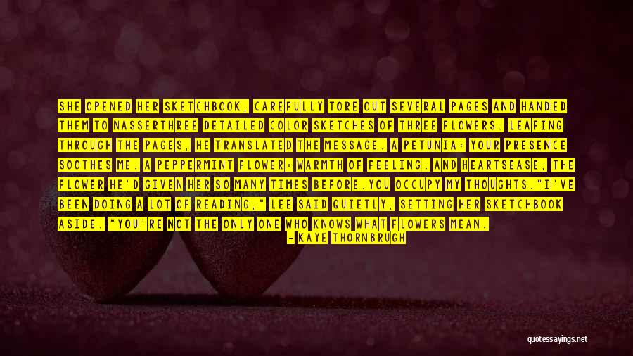 Heartsease Flower Quotes By Kaye Thornbrugh Heartsease Flower Quotes By Kaye Thornbrugh