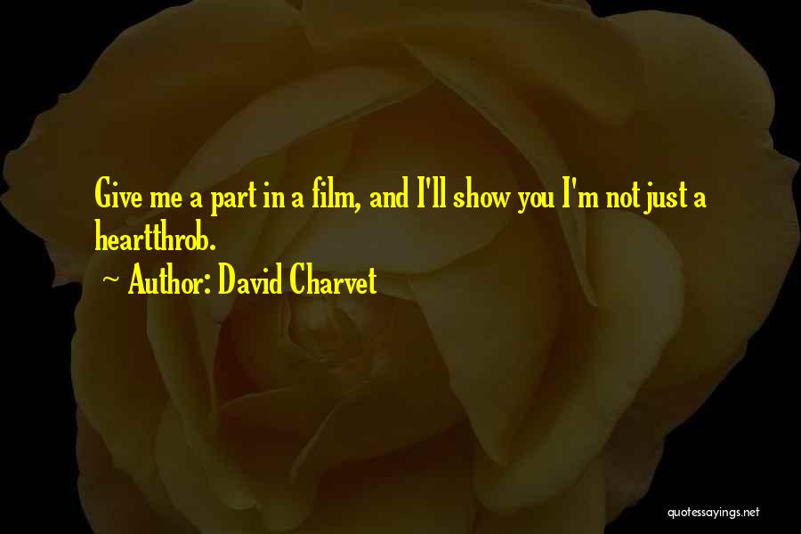 Heartthrob Quotes By David Charvet