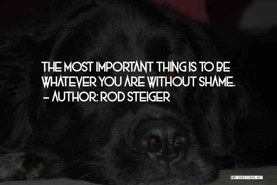 Heartwarming Quotes By Rod Steiger