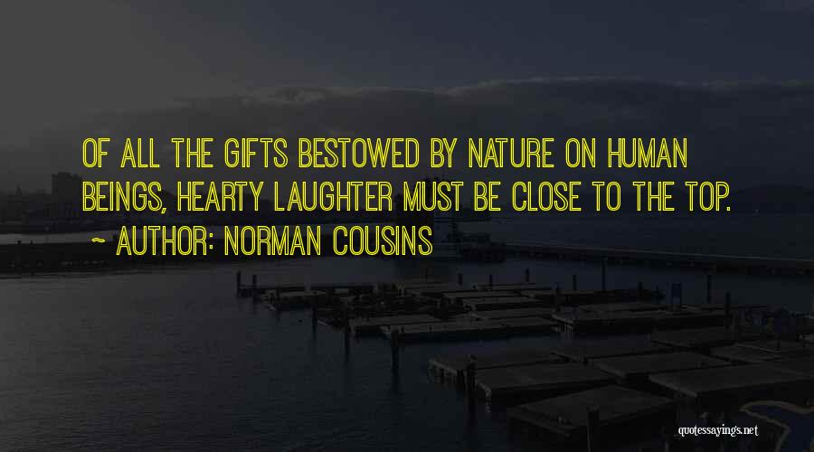 Hearty Laughter Quotes By Norman Cousins