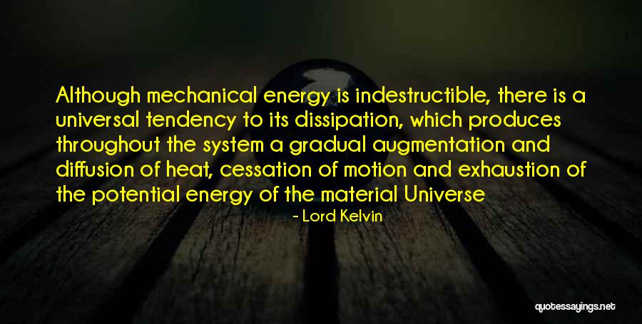 Heat Exhaustion Quotes By Lord Kelvin Heat Exhaustion Quotes By Lord Kelvin