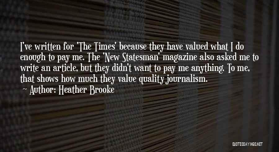 Heather Brooke Quotes 1954872