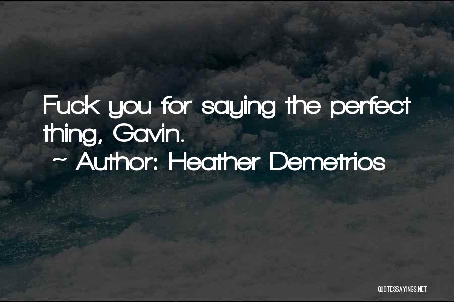 Heather Demetrios Quotes 951023
