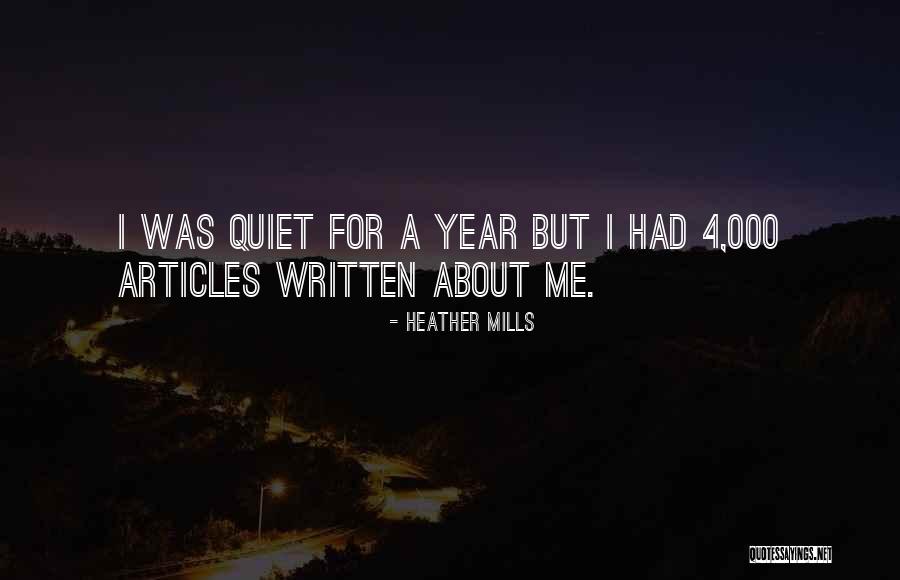 Heather Mills Quotes 813445 Heather Mills Quotes 813445