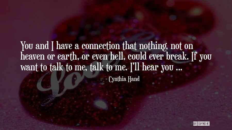 Heaven And Angel Quotes By Cynthia Hand Heaven And Angel Quotes By Cynthia Hand
