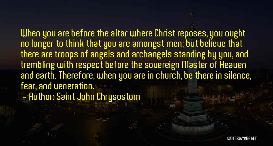 Heaven And Angel Quotes By Saint John Chrysostom