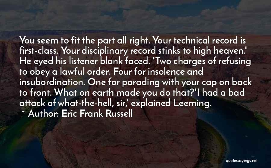 Heaven And Hell On Earth Quotes By Eric Frank Russell