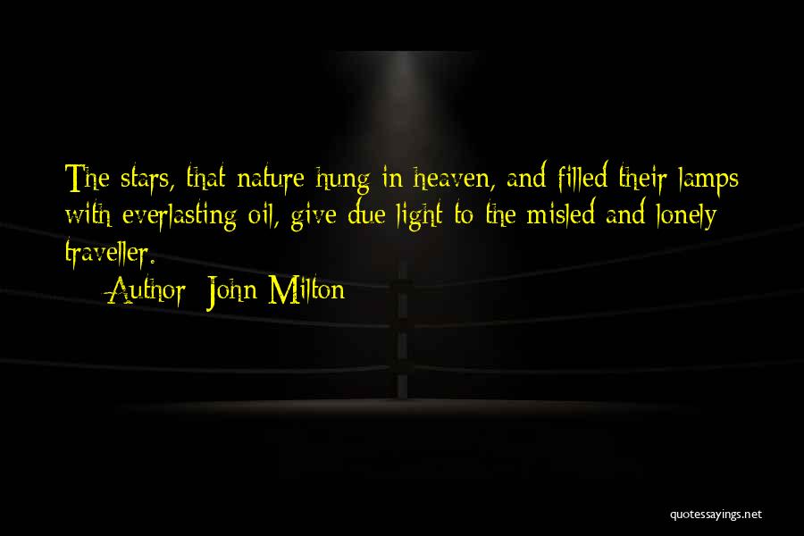 Heaven And Nature Quotes By John Milton