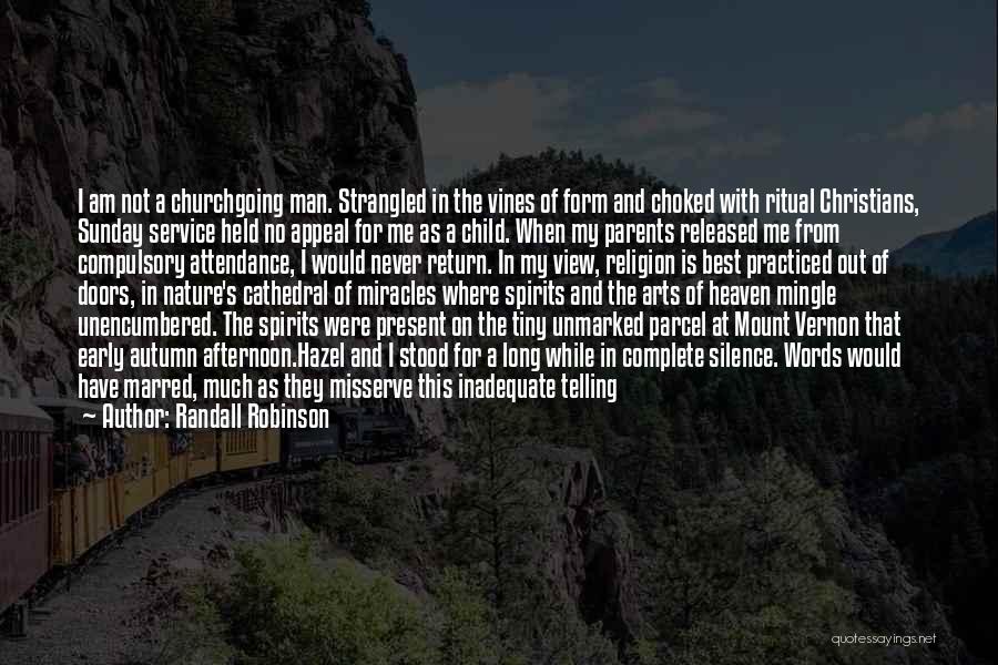 Heaven And Nature Quotes By Randall Robinson