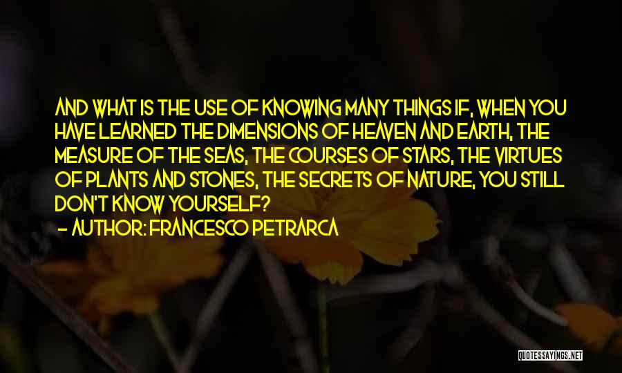 Heaven And Stars Quotes By Francesco Petrarca