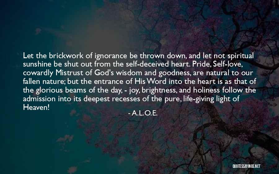 Heaven From The Bible Quotes By A.L.O.E.