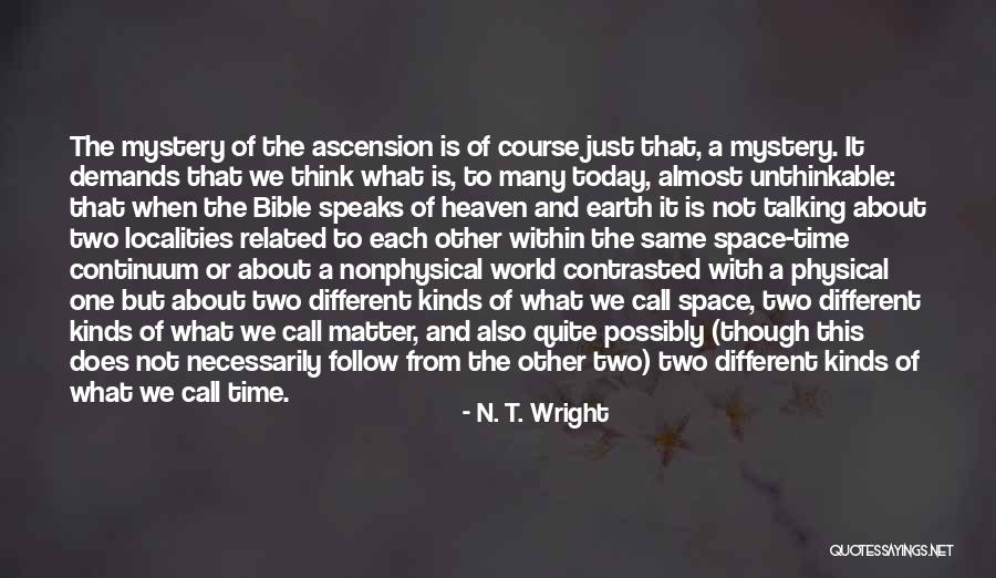 Heaven From The Bible Quotes By N. T. Wright