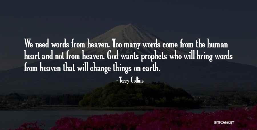 Heaven From The Bible Quotes By Terry Collins