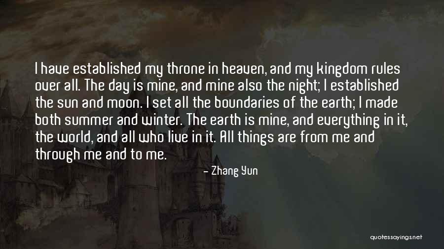 Heaven From The Bible Quotes By Zhang Yun