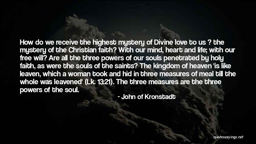 Heaven Kingdom Quotes By John Of Kronstadt