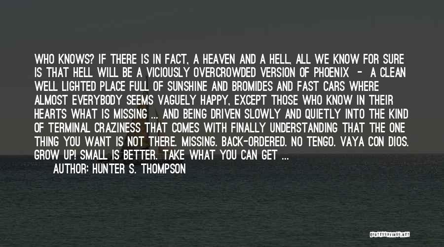 Heaven Knows What Quotes By Hunter S. Thompson