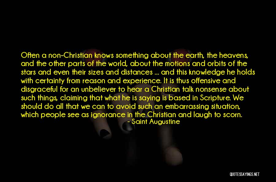 Heavens And Stars Quotes By Saint Augustine Heavens And Stars Quotes By Saint Augustine