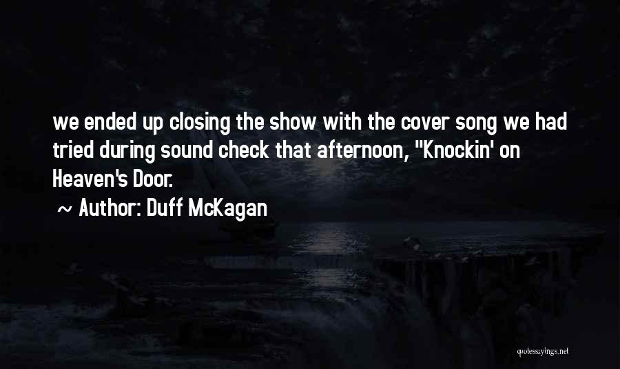 Heaven's Door Quotes By Duff McKagan