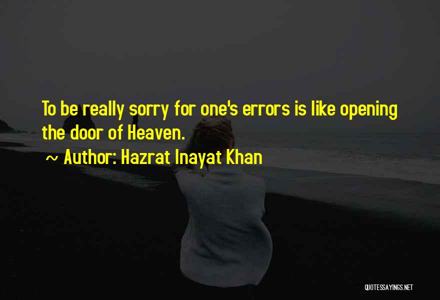Heaven's Door Quotes By Hazrat Inayat Khan