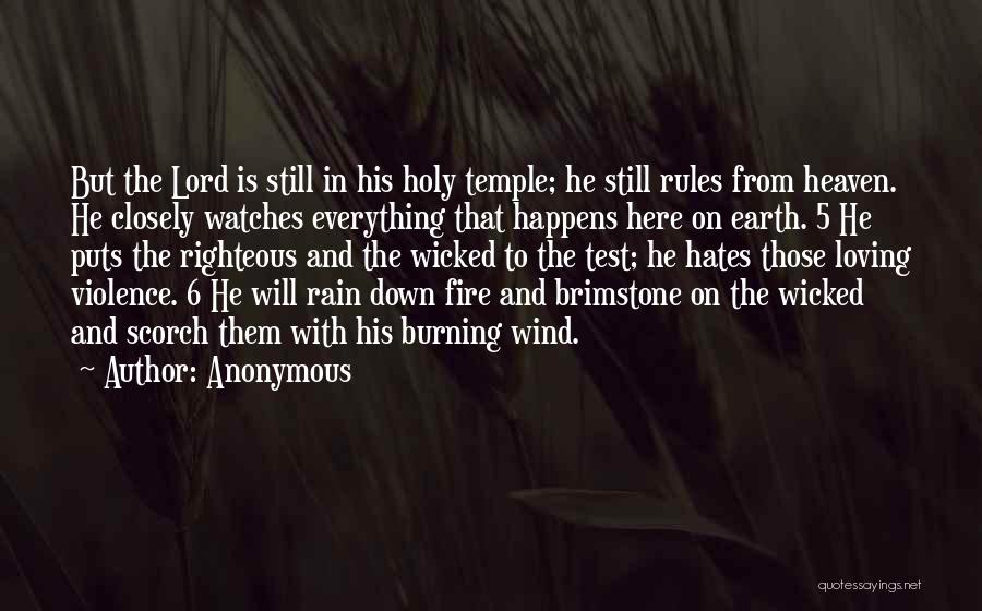 Heaven's Rain Quotes By Anonymous