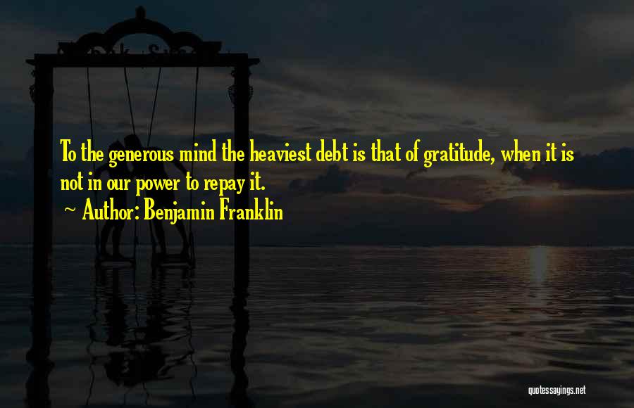 Heaviest Quotes By Benjamin Franklin