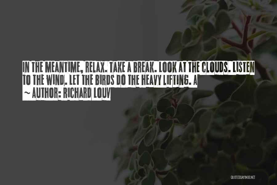 Heavy Clouds Quotes By Richard Louv