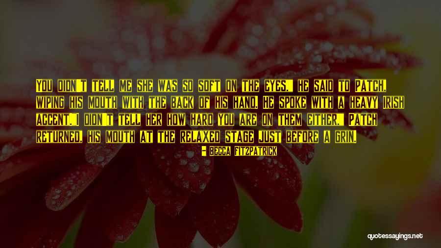 Heavy Eyes Quotes By Becca Fitzpatrick Heavy Eyes Quotes By Becca Fitzpatrick
