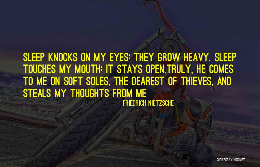 Heavy Eyes Quotes By Friedrich Nietzsche