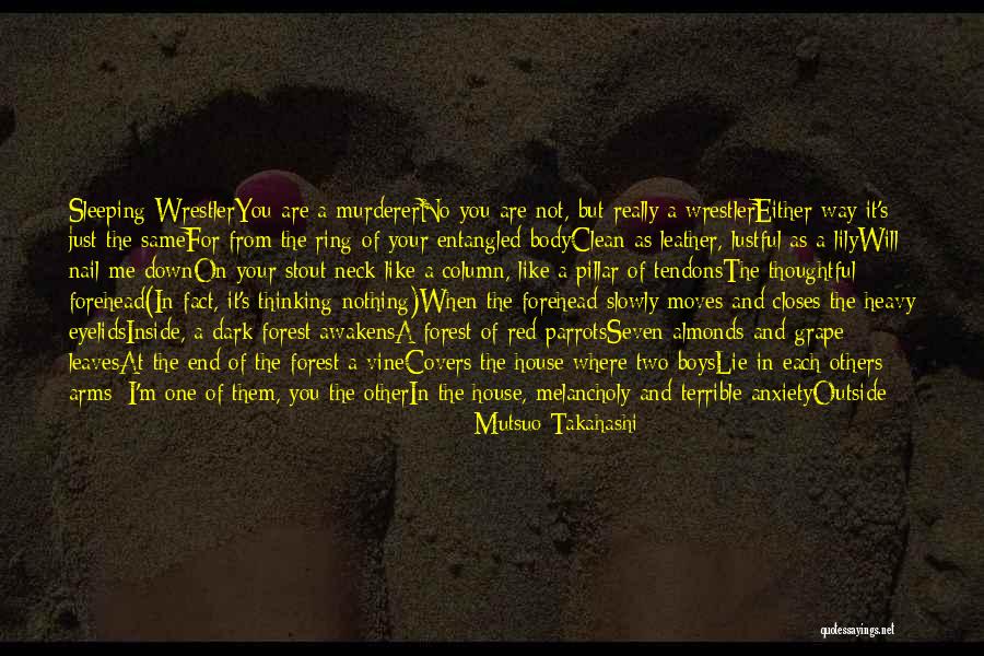 Heavy Eyes Quotes By Mutsuo Takahashi Heavy Eyes Quotes By Mutsuo Takahashi