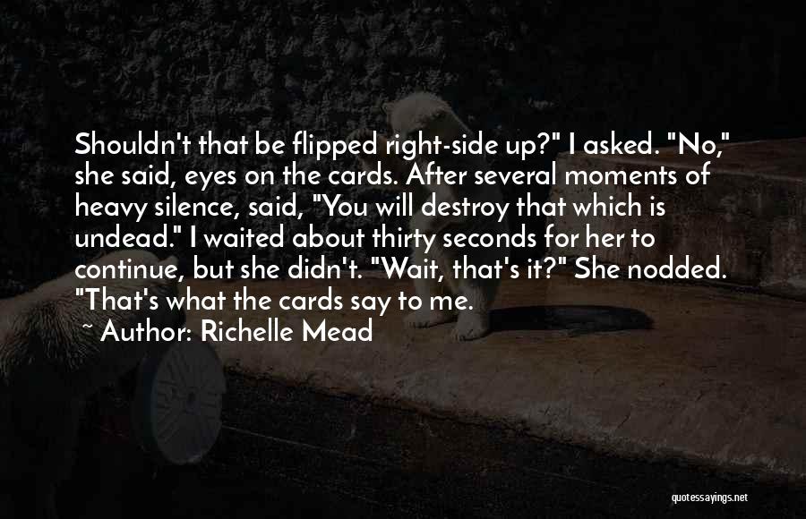 Heavy Eyes Quotes By Richelle Mead