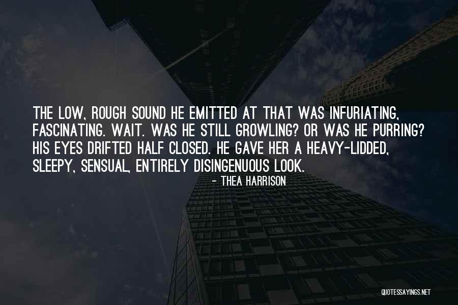 Heavy Eyes Quotes By Thea Harrison Heavy Eyes Quotes By Thea Harrison