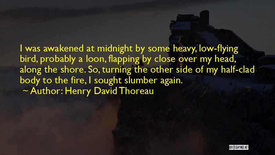 Heavy Head Quotes By Henry David Thoreau