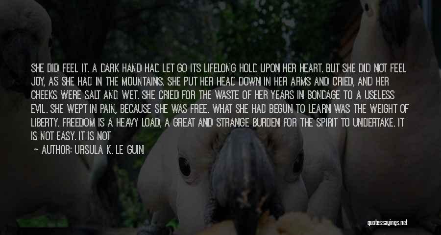 Heavy Head Quotes By Ursula K. Le Guin