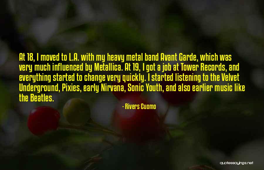 Heavy Music Quotes By Rivers Cuomo Heavy Music Quotes By Rivers Cuomo