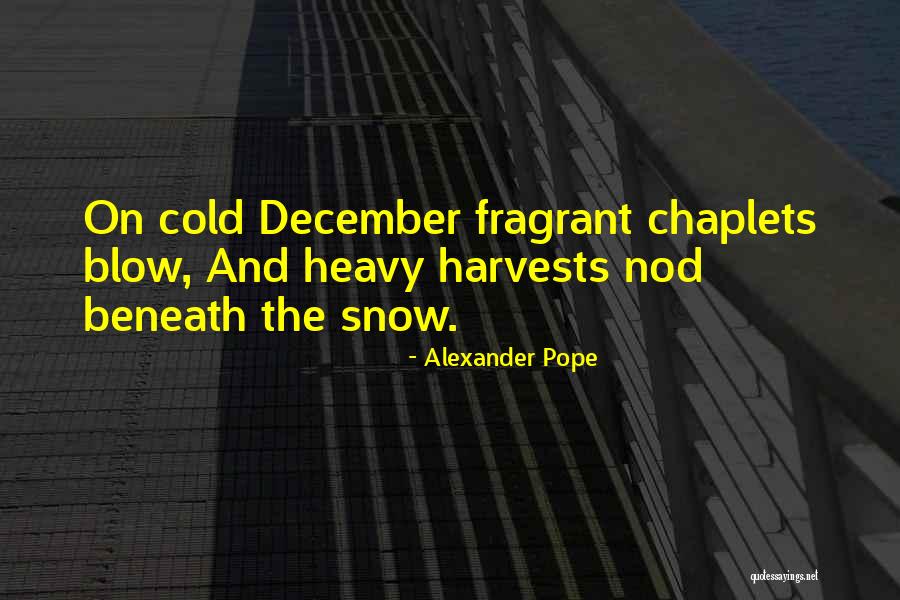 Heavy Snow Quotes By Alexander Pope