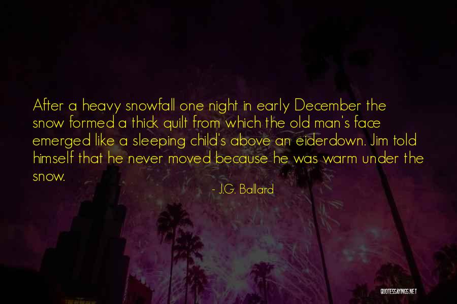 Heavy Snow Quotes By J.G. Ballard