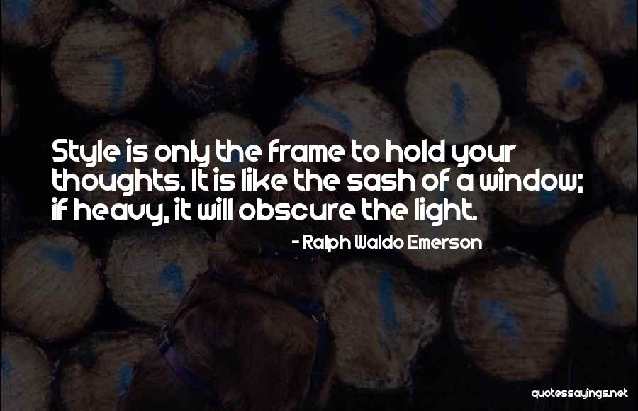 Heavy Thoughts Quotes By Ralph Waldo Emerson